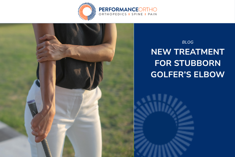 New Treatment for Stubborn Golfer’s Elbow