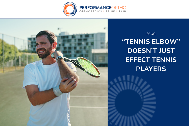 “Tennis Elbow” doesn’t just effect tennis players